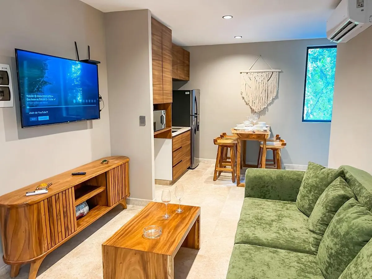아파트 Brand New Tulum Luxury 2Bd 2Bath Condo With Rooftop Pool